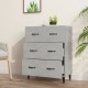 Sonata Dulap, gri beton, 69,5x34x90 cm, lemn compozit