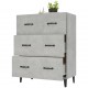 Sonata Dulap, gri beton, 69,5x34x90 cm, lemn compozit