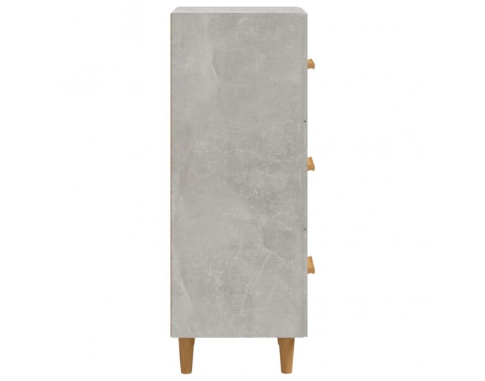 Sonata Servantă, gri beton, 34,5x34x90 cm, lemn compozit