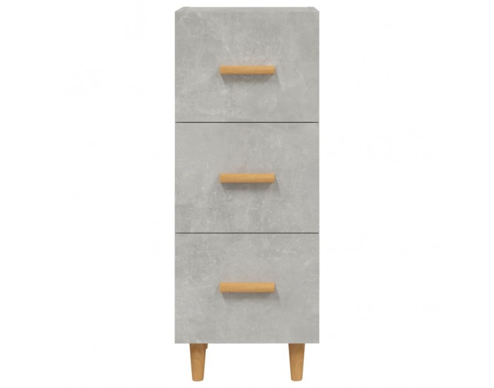 Sonata Servantă, gri beton, 34,5x34x90 cm, lemn compozit