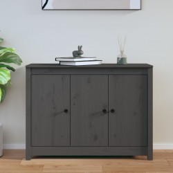 Sonata H Сайдборд, сив, 100x35x74 см, бор масив - Corpuri, vitrine, biblioteci modulare