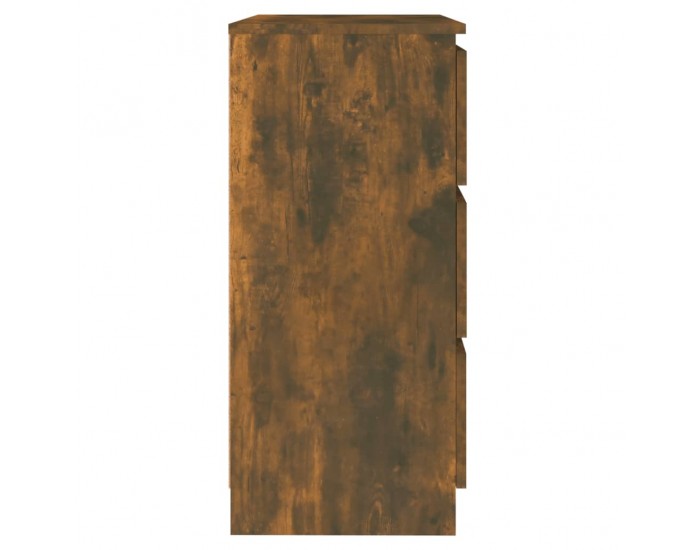 Sonata H Сайдборд, опушен дъб, 60x35x76 см, инженерно дърво