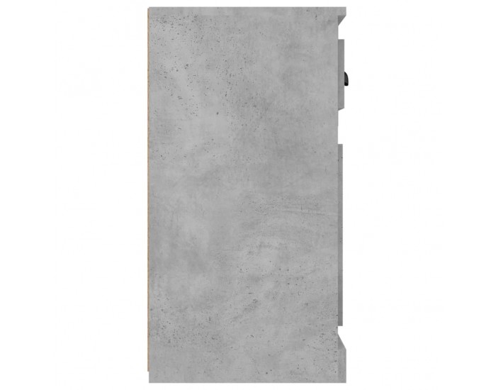Sonata H Сайдборд, бетонно сив, 70x35,5x67,5 см, инженерно дърво