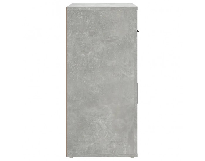 Sonata H Сайдборд, бетонно сив, 80x33x70 см, инженерно дърво