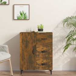 Sonata H Сайдборд, опушен дъб, 69,5x34x90 см, инженерно дърво - Corpuri, vitrine, biblioteci modulare