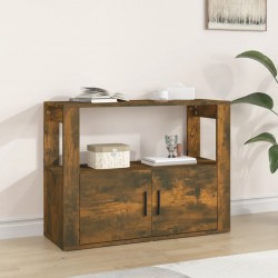 Sonata H Сайдборд, опушен дъб, 80x30x60 см, инженерно дърво - Corpuri, vitrine, biblioteci modulare