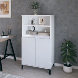 Sonata H Висок шкаф, бял гланц, 60x36x110 см, инженерно дърво - Corpuri, vitrine, biblioteci modulare