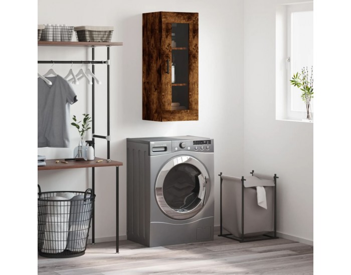 Sonata H Стенен шкаф опушен дъб 34,5x34x90 см