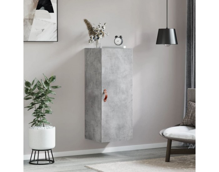 Sonata H Стенен шкаф бетонно сив 34,5x34x90 см