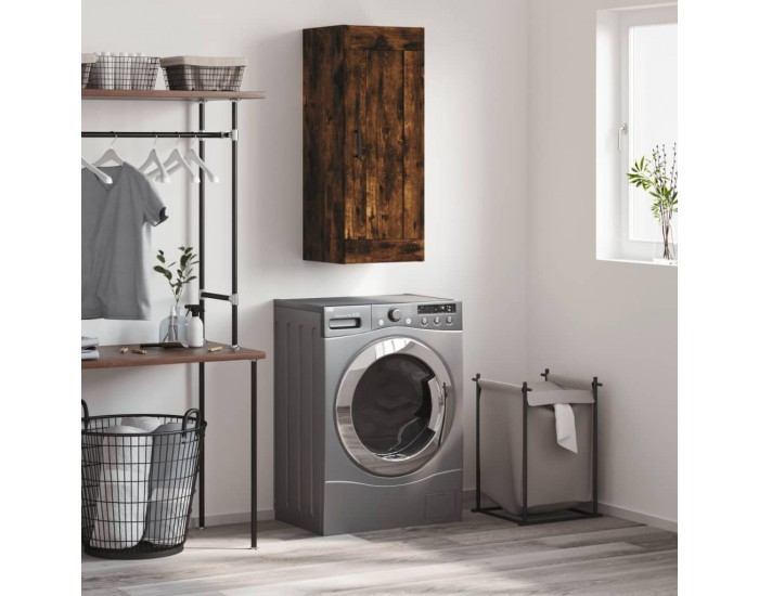 Sonata H Стенен шкаф опушен дъб 34,5x34x90 см инженерно дърво