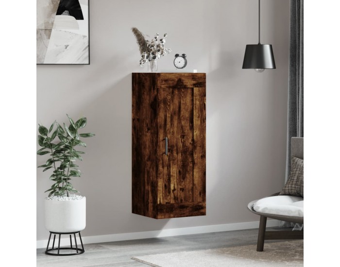 Sonata H Стенен шкаф опушен дъб 34,5x34x90 см инженерно дърво