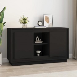 Sonata H Сайдборд, черен, 102x35x60 см, инженерно дърво - Corpuri, vitrine, biblioteci modulare