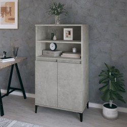 Sonata H Висок шкаф, бетонно сив, 60x36x110 см, инженерно дърво - Corpuri, vitrine, biblioteci modulare