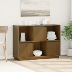 Sonata H Сайдборд, меденокафяв, 110,5x35x80 см, бор масив - Corpuri, vitrine, biblioteci modulare