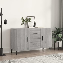 Sonata H Сайдборд, Сив сонома, 100x36x60 см, инженерно дърво - Corpuri, vitrine, biblioteci modulare
