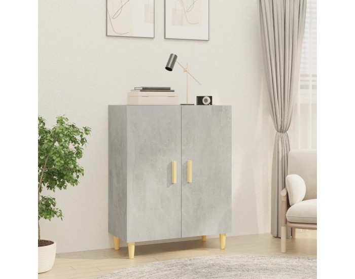 Sonata H Сайдборд, бетонно сив, 70x34x90 см, инженерно дърво