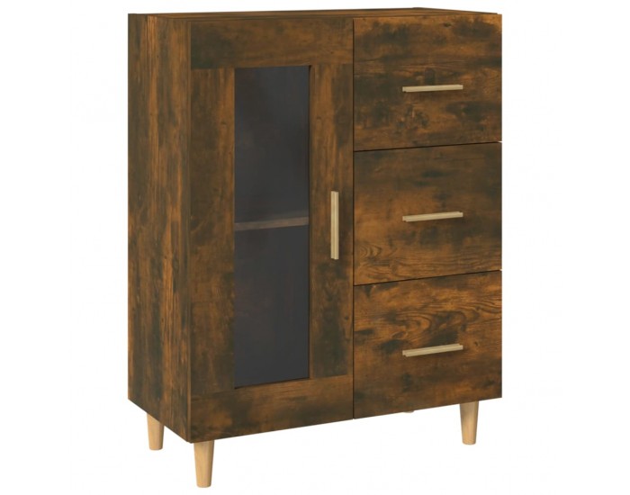 Sonata Dulap, stejar fumuriu, 69,5x34x90 cm, lemn compozit