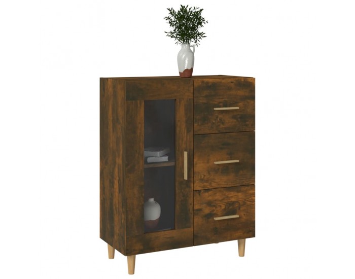 Sonata Dulap, stejar fumuriu, 69,5x34x90 cm, lemn compozit