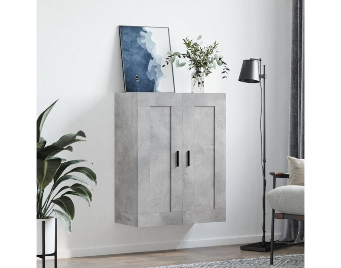 Sonata H Стенен шкаф бетонно сив 69,5x34x90 см инженерно дърво