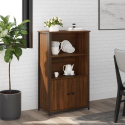 Sonata H Висок шкаф, кафяв дъб, 62x32x103,5 см, инженерно дърво - Corpuri, vitrine, biblioteci modulare