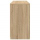 Sonata H Сайдборд с LED светлини, сонома дъб, 123x37x67 см