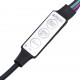 Sonata H Сайдборд с LED светлини, oпушен дъб, 60x37x67 см