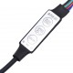 Sonata H Сайдборд с LED светлини, oпушен дъб, 41x37x67 см
