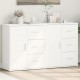 Sonata Dulapuri, 2c., alb, 60x31x70 cm, lemn prelucrat