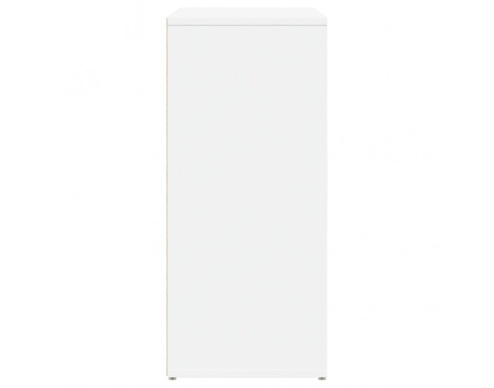 Sonata Dulapuri, 2c., alb, 60x31x70 cm, lemn prelucrat