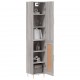 Sonata H Висок шкаф, сив сонома, 34,5x34x180 см, инженерно дърво