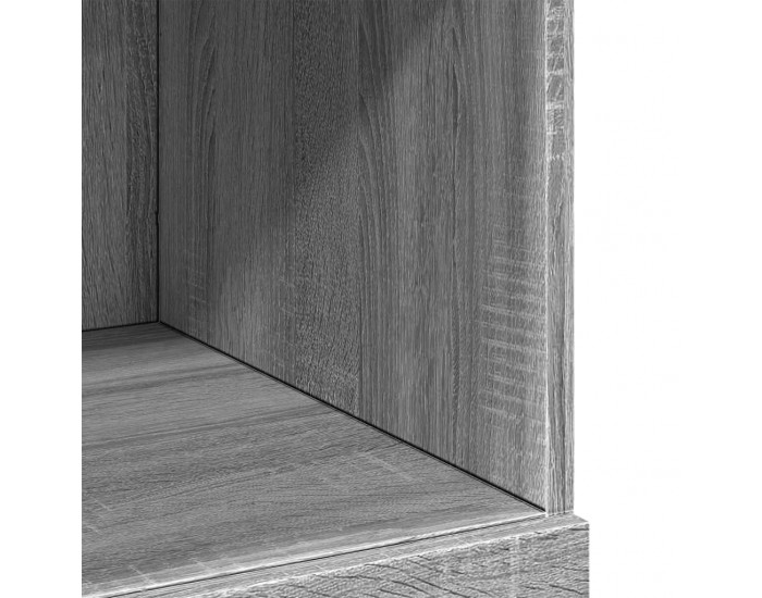 Sonata H Висок шкаф, сив сонома, 80x42,5x124 см, инженерно дърво