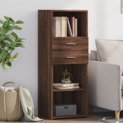 Sonata H Висок шкаф, кафяв дъб, 45x42,5x124 см, инженерно дърво - Corpuri, vitrine, biblioteci modulare