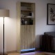 Sonata H Висок шкаф с LED, сонома дъб, 69x32,5x200 см, инженерно дърво