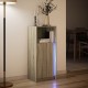 Sonata H Сайдборд с LED, дъб сонома, 42,5x34x100 см, инженерно дърво