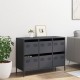 Sonata H Бюфет, антрацит, 101,5x39x73,5 см, студеновалцувана стомана