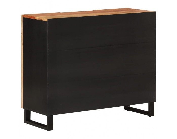 Sonata H Сайдборд с 2 врати, 90x33x75 см, акациево дърво масив