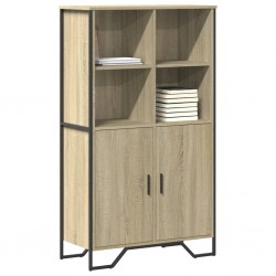 Sonata H Висок шкаф, сонома дъб, 79,5x35,5x137,5 см, инженерно дърво - Corpuri, vitrine, biblioteci modulare