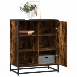 Sonata H Сайдборд, опушен дъб, 62x35x76 см, инженерно дърво - Corpuri, vitrine, biblioteci modulare
