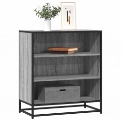 Sonata H Шкаф Grey Sonoma 68x35x76 cm Изработена дървесина и метал - Corpuri, vitrine, biblioteci modulare
