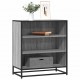 Sonata H Шкаф Grey Sonoma 68x35x76 cm Изработена дървесина и метал
