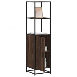 Sonata H Висока дъска Кафяв дъб 35,5x35x139 cm Обработено дърво и метал - Corpuri, vitrine, biblioteci modulare