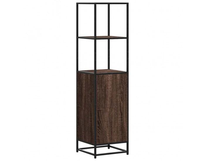 Sonata H Висока дъска Кафяв дъб 35,5x35x139 cm Обработено дърво и метал