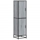 Sonata H Висока дъска Grey Sonoma 35,5x35x139cm Обработено дърво и метал