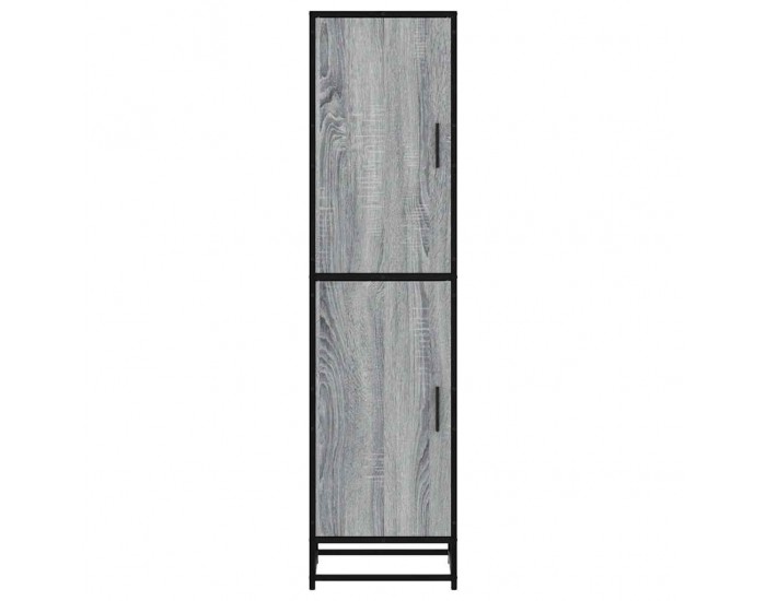 Sonata H Висока дъска Grey Sonoma 35,5x35x139cm Обработено дърво и метал