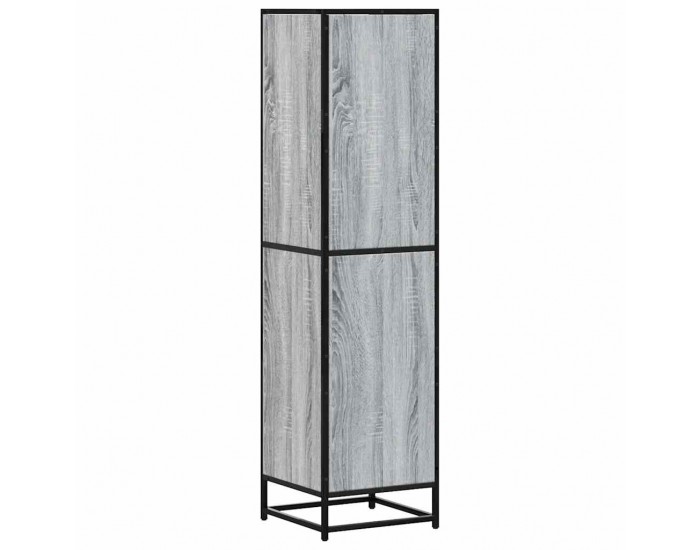 Sonata H Висока дъска Grey Sonoma 35,5x35x139cm Обработено дърво и метал