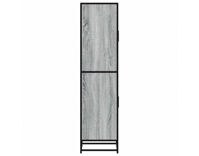 Sonata H Висока дъска Grey Sonoma 35,5x35x139cm Обработено дърво и метал