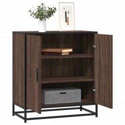 Sonata H Бюфет Кафяв дъб 68x35x76 cm Изработена дървесина и метал - Living