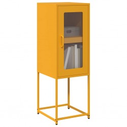 Sonata H Шкаф Горчица Жълто 36x39x107 cm Студено валцувана стомана - Corpuri, vitrine, biblioteci modulare