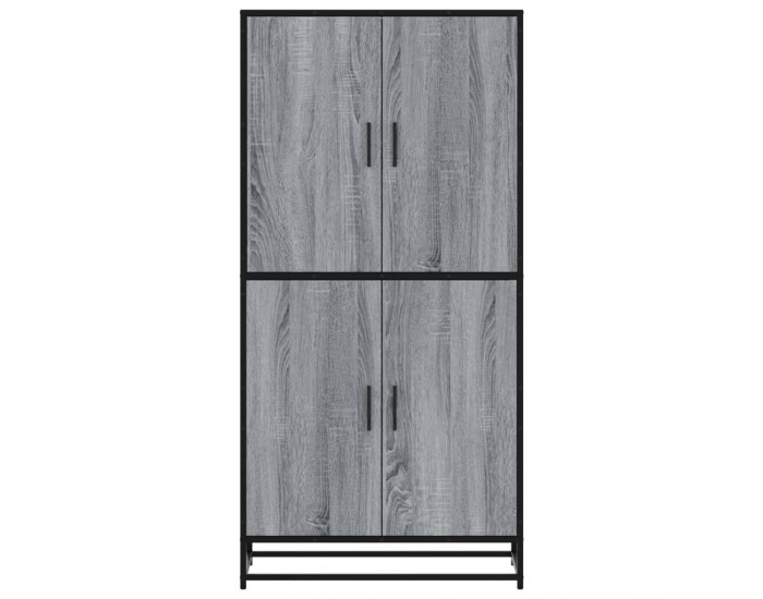 Sonata H Висока дъска Grey Sonoma 68x35x139 cm Инженерна дървесина