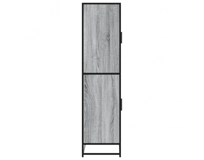 Sonata H Висока дъска Grey Sonoma 68x35x139 cm Инженерна дървесина